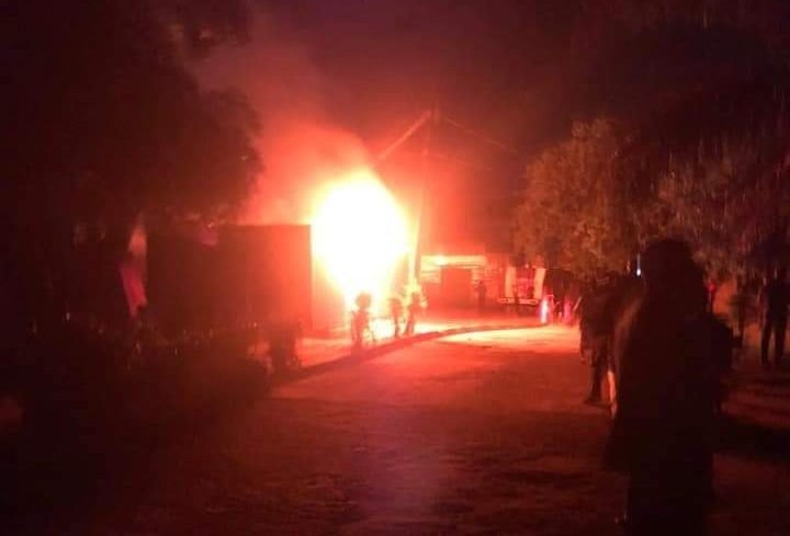 InEC office on fire in Ondo