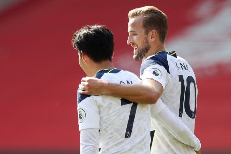 Harry Kane provided all four assists for Son Heung-min
