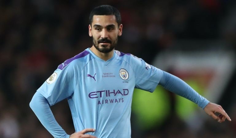 Manchester City's Ilkay Gundogan has tested positive for coronavirus