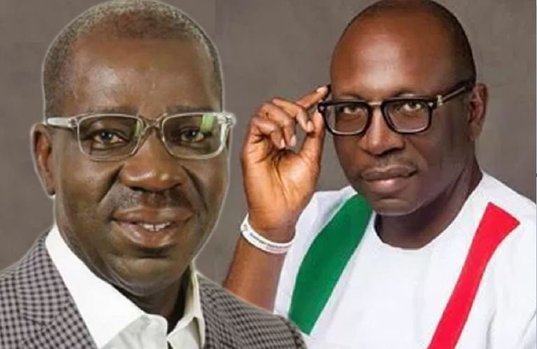 Governor Godwin Obaseki and Pastor Osagie Ize-Iyamu are the two leading contenders in the Edo polls