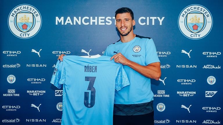 Ruben Dias joins Man City