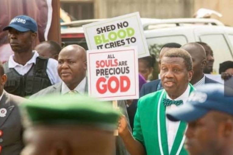 Pastor Adeboye will lead a prayer protest on Friday as he calls for an end to police brutality rccg