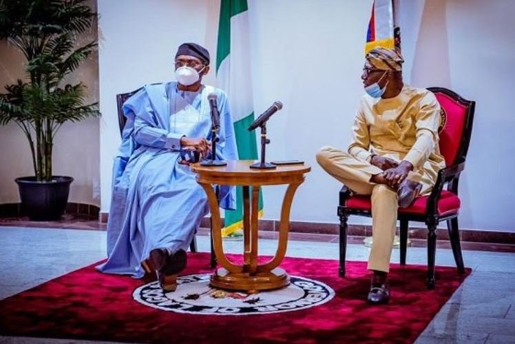 Speaker Femi Gbajabiamila visited Governor Babajide Sanwo-Olu of Lagos state