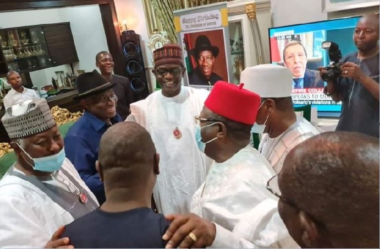 APC governors paid former President Goodluck Jonathan a visit