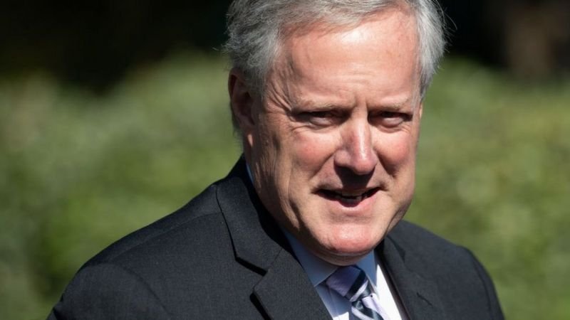 Mark Meadows was at an election night party at the White House on Tuesday