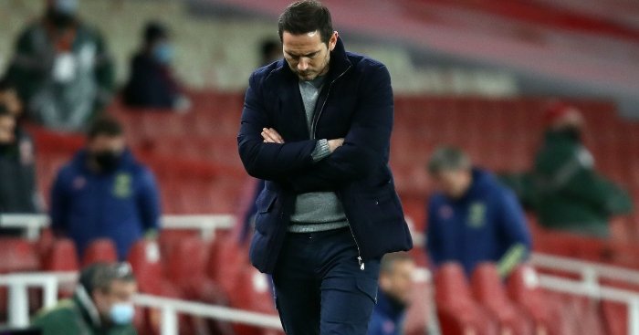 Frank Lampard is under pressure after a string of losses