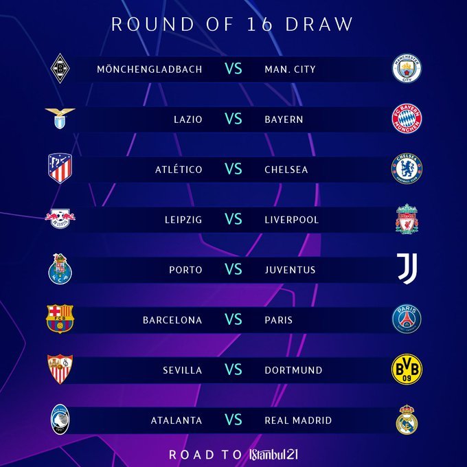 #UCLDraw Champions League 2021