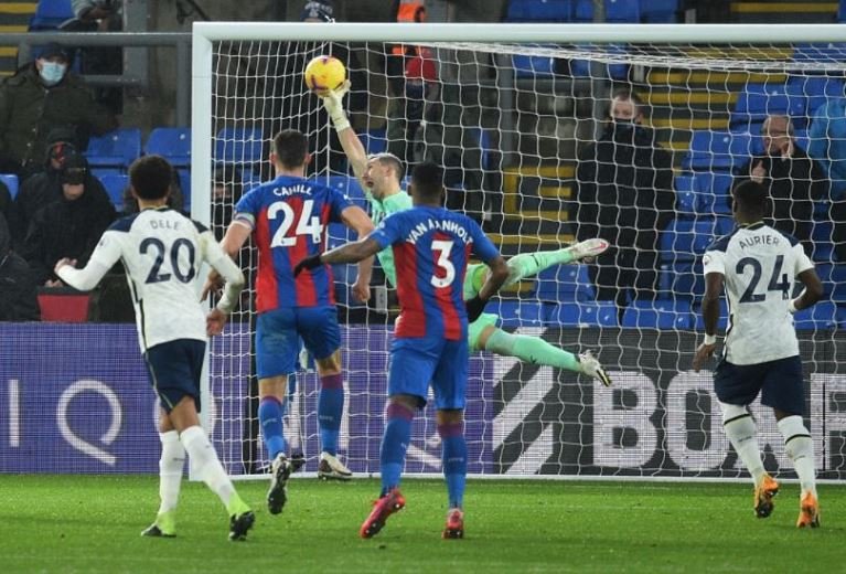 Vicente Guaita put in some superb saves for Crystal Palace against Tottenham Hotspur