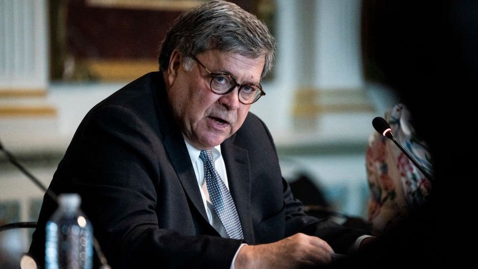 William Barr will step down on 23 December, President Trump said