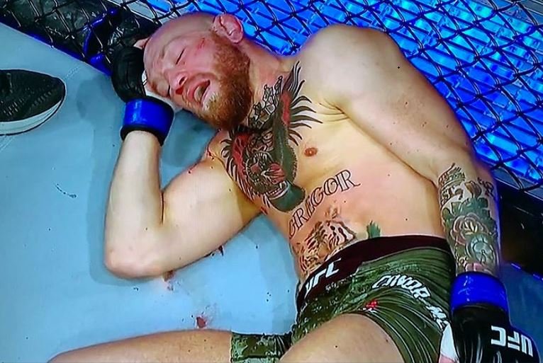 Connor McGregor knocked out by Dustin Poirier on his return from retirement