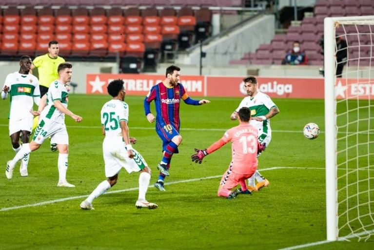 Lionel Messi is the top scorer in 2021 from Europe's top five leagues in all competitions with 13 goals