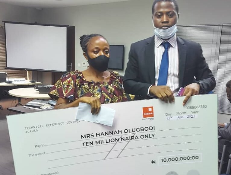 Mrs. Olugbodi and her lawyer, Akeem Fadun lagos