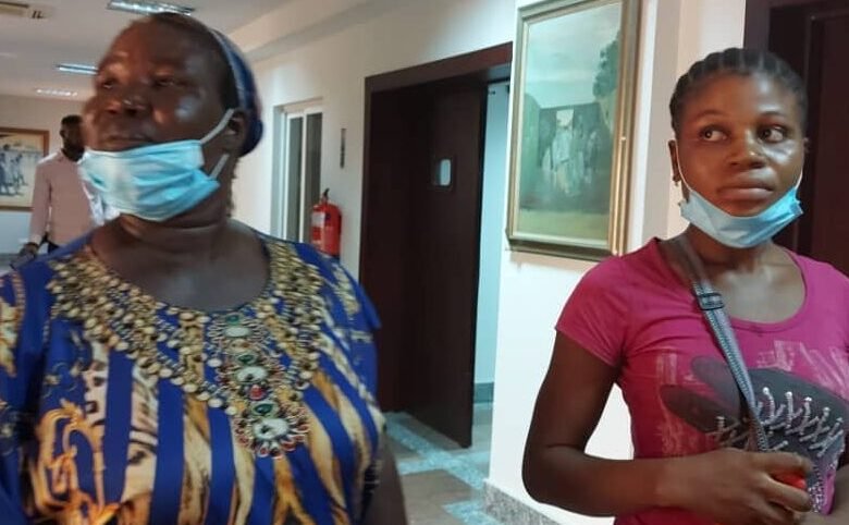 L-R: Kudirat Adeosun and Funmilayo Adeosun face the panel