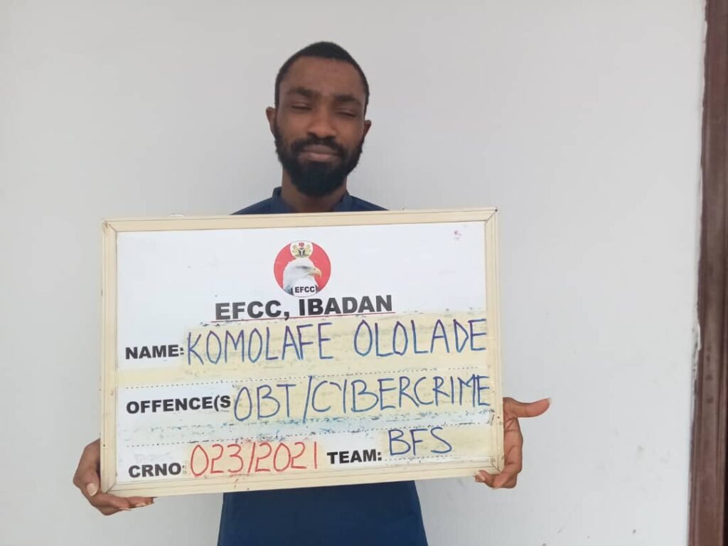Komolafe Ololade Olajide fraudster
