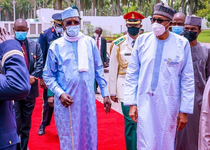 President Muhammadu Buhari and President Idriss Deby