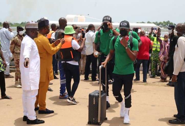 Super Eagles arrive Benin republic