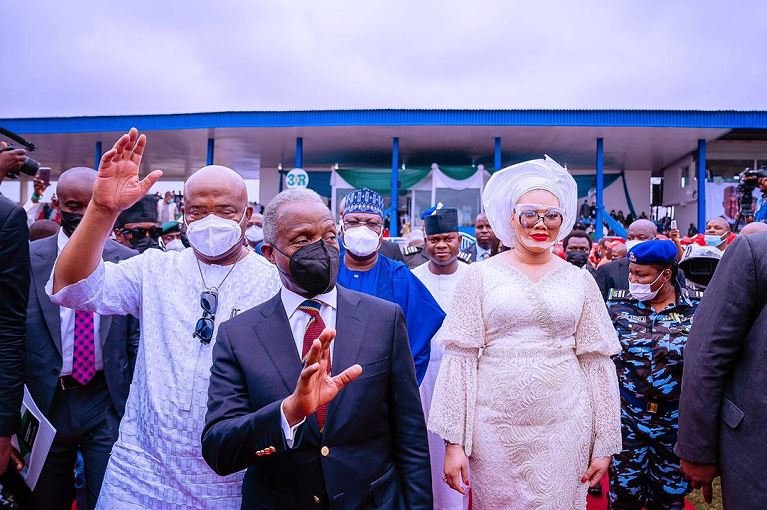 Vice President Yemi Osinbajo SAN attends as the Special Guest of Honor the 1st Year in Office Anniversary Interdenominational Church Service of Governor Hope Uzodinma in Imo State