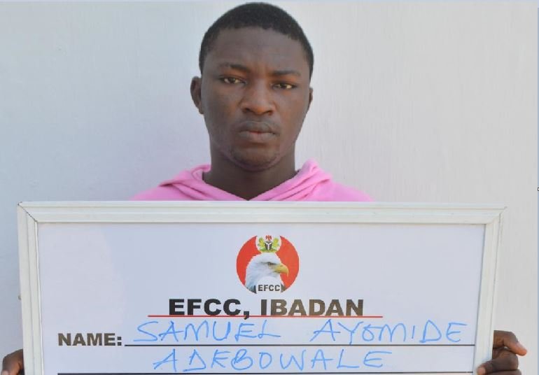 Ayomide Samuel Adebowale, a bitcoin dealer arrested for cyber crimes