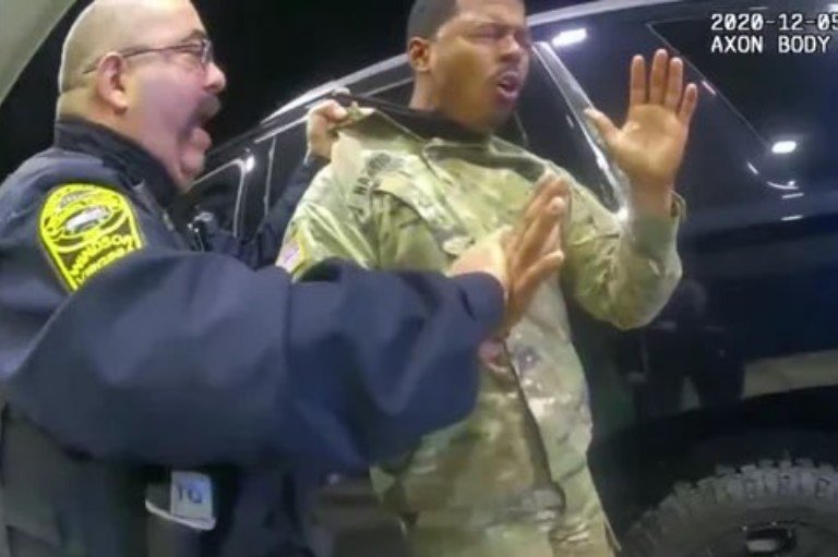 Black US Soldier sues police for harrasment