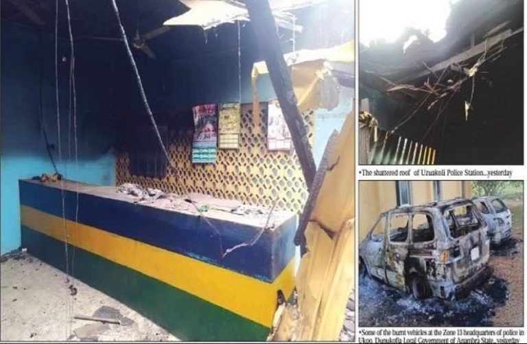 Gunmen attack police Headquarters in Abia and Anambra states