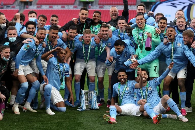 Manchester City have won the Carabao Cup for the fourth consecutive year