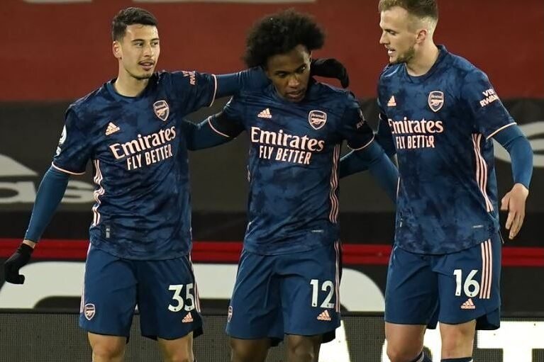 Martinelli scores as Arsenal thrash Sheffield