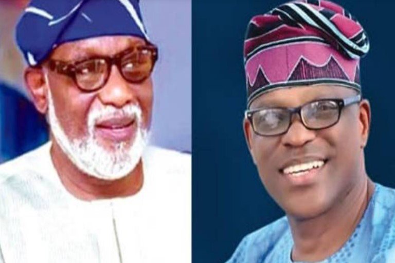 Rotimi Akeredolu and Eyitayo Jegede