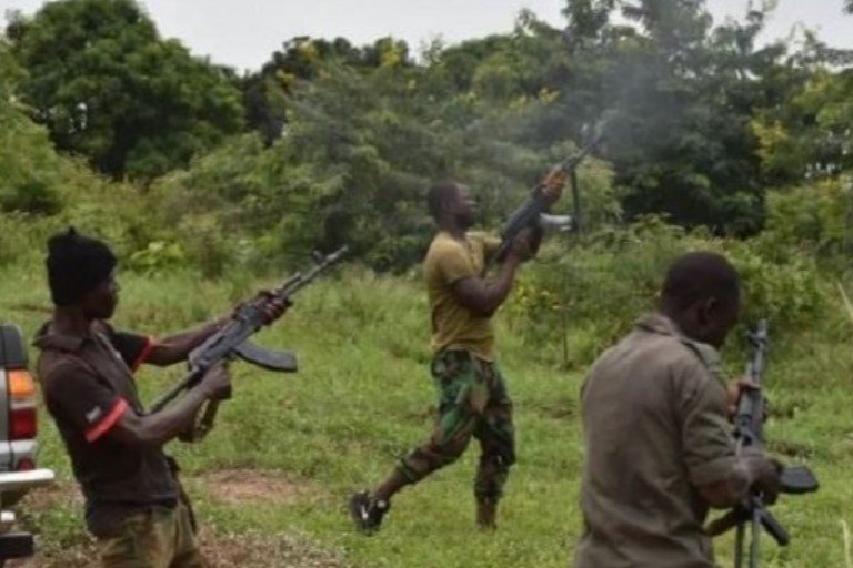 The rampaging gunmen in an operation similar to guerrilla warfare