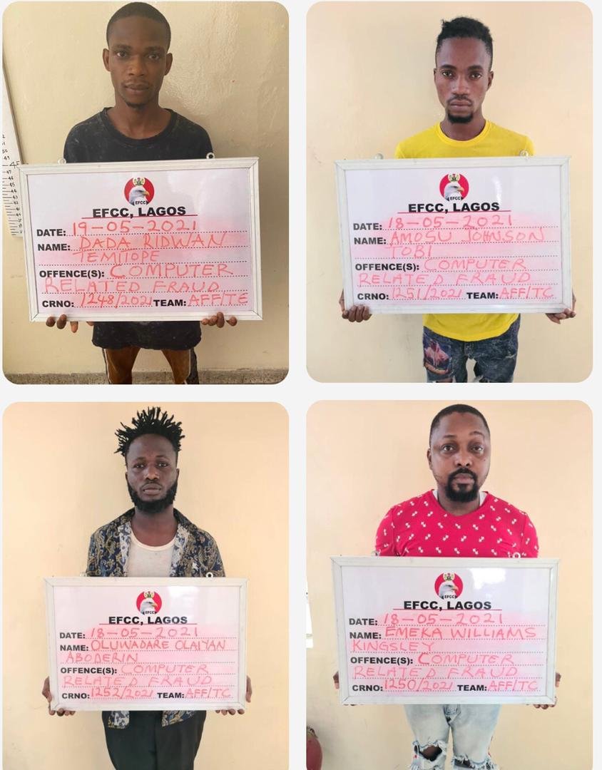 EFCC has Emeka Williams Kingsley, a club owner and 14 others for internet fraud