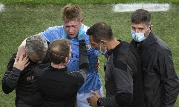 Kevin De Bruyne was replaced by Gabriel Jesus in the 60th minute