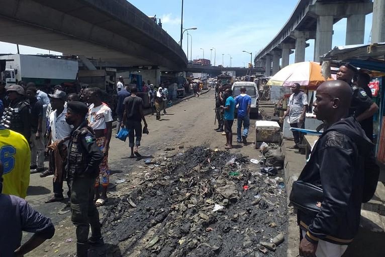 Lagos taskforce has served Iganmu under bridge squatters a quit notice