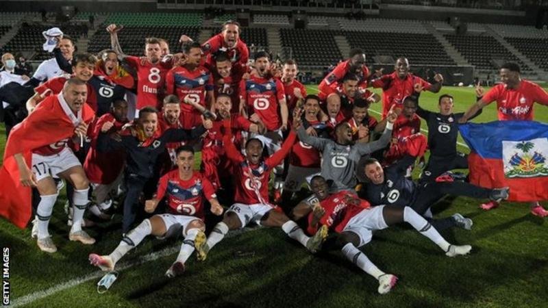 Lille lifted their first Ligue 1 title in 10 years