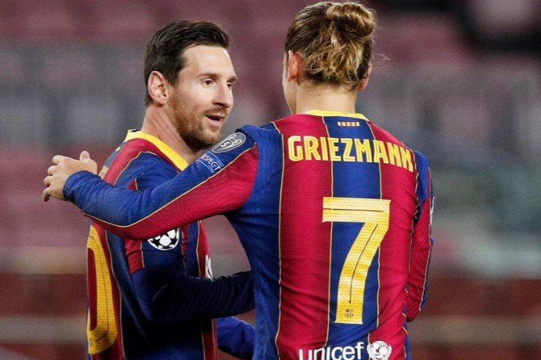 Lionel Messi and Griezmann