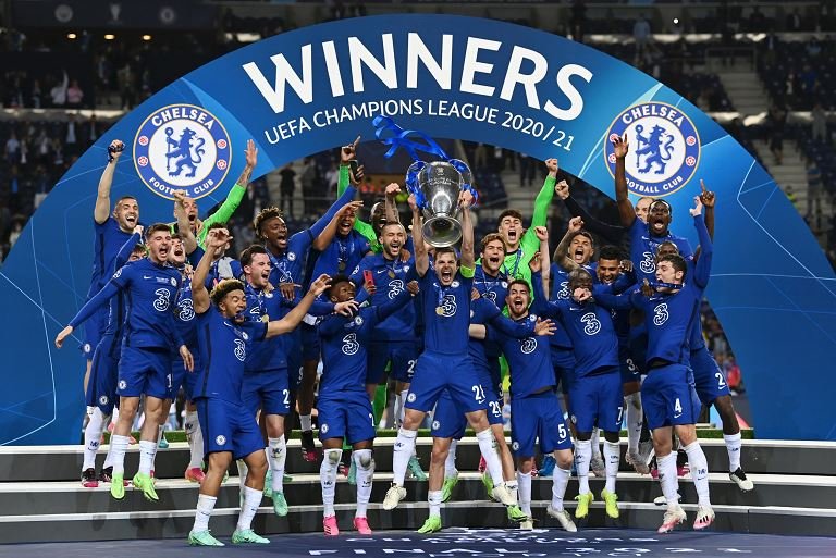 This is Chelsea's second Champions League win after winning the title in 2012