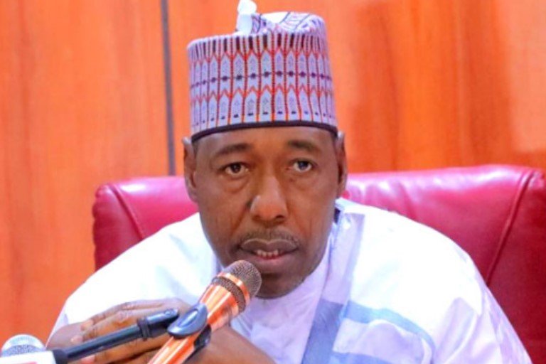 Borno state Governor, Professor Babagana Zulum Maiduguri