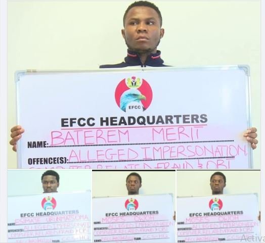 EFCC arrests four internet fraudsters in Abuja