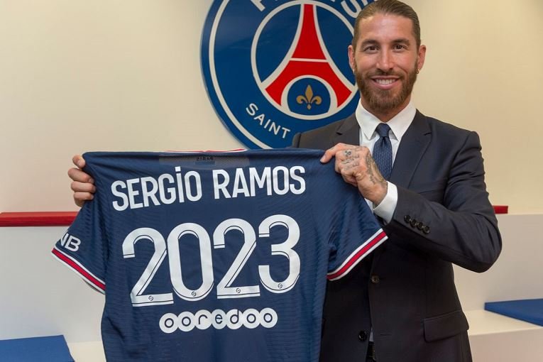 Sergio Ramos has signed a deal until 2023 with Ligue 1 side, PSG