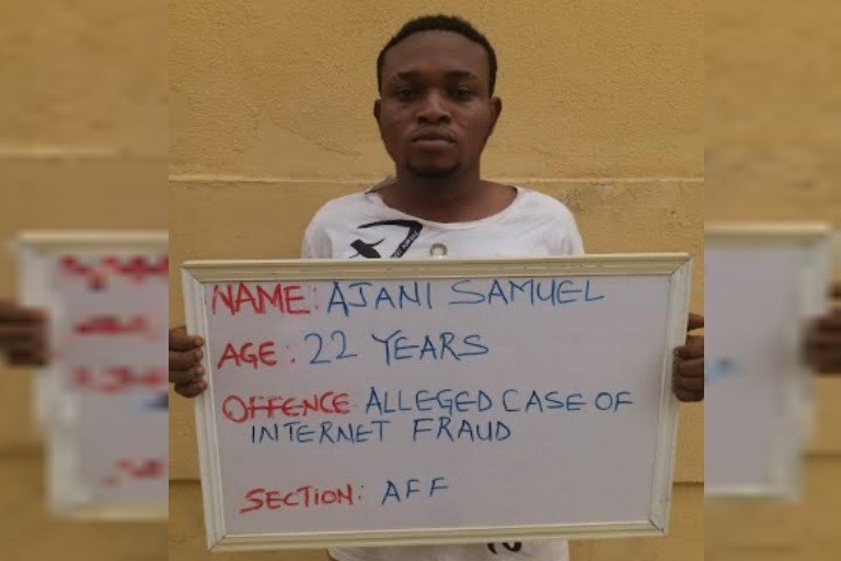 UNILORIN final year student, Ajani Samuel was jailed over internet fraud