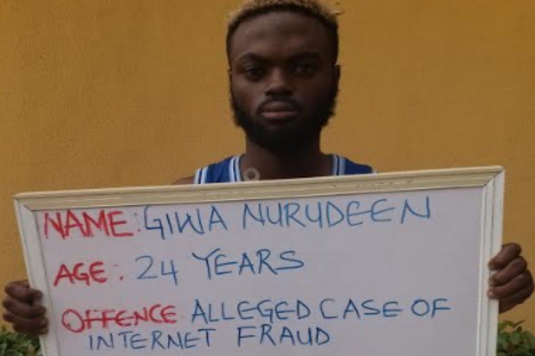 Unilorin final year student, Giwa Nurudeen sentenced to 3 years in prison for internet scam