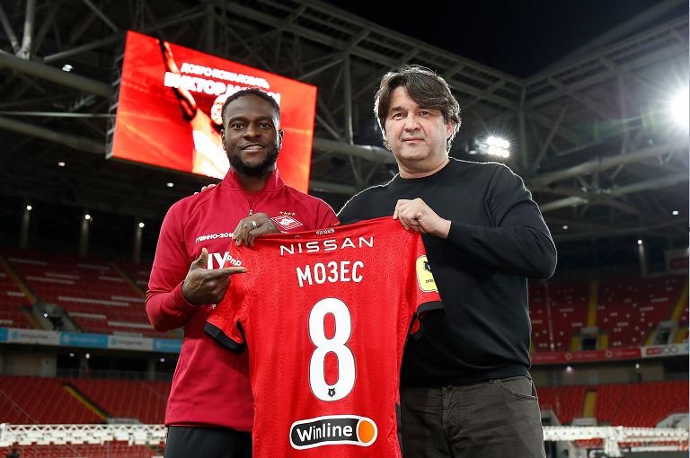 Victor Moses has joined Spartak Moscow on a permanent deal