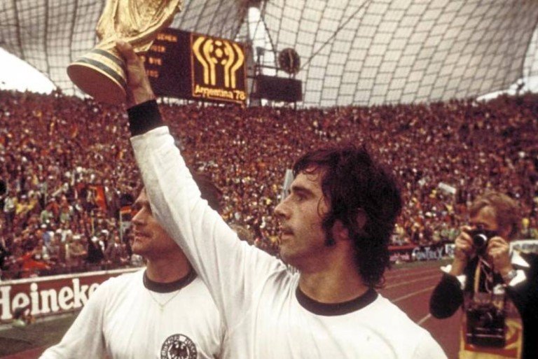 Gerd Muller scored the winning goal in the 1974 World Cup final