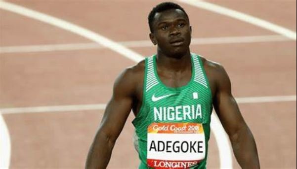 Enoch Adegoke appeared to pull a hamstring as he pulled out of the 100m final