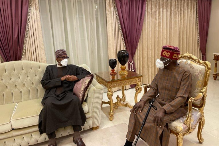 President Muhammadu Buhari and Asiwaju Bola Ahmed Tinubu