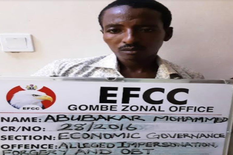 court Abubakar Mohammed jailed for attempted bank fraud in Gombe