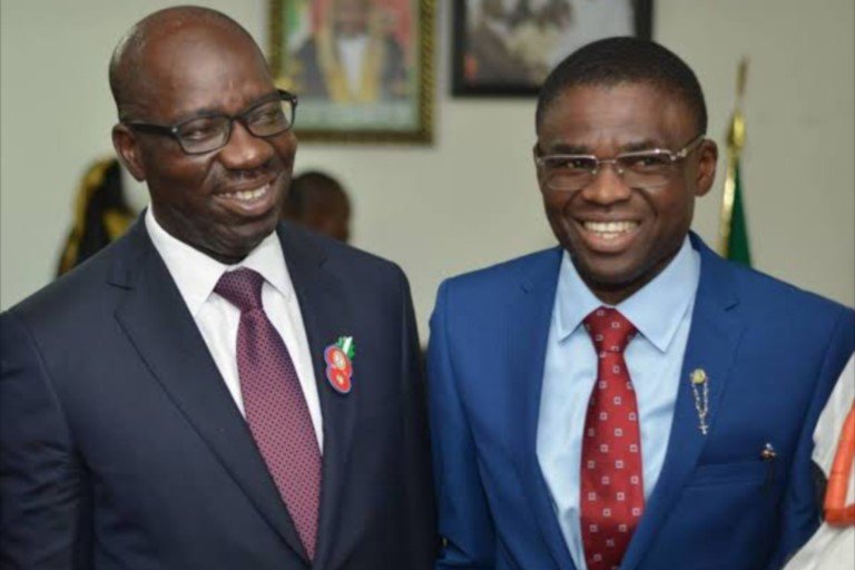 'To err is human', Obaseki forgives Shaibu