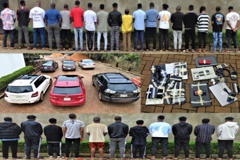 Internet fraudsters arrested by EFCC