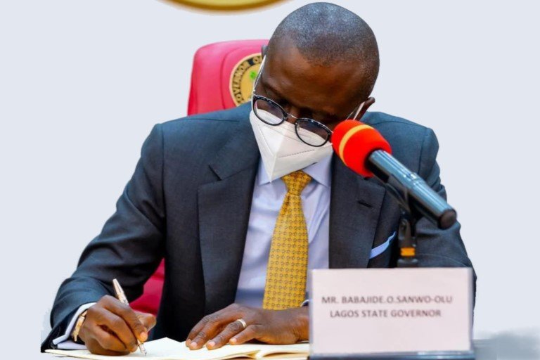 Lagos State Governor, Babajide Sanwo-Olu USAID