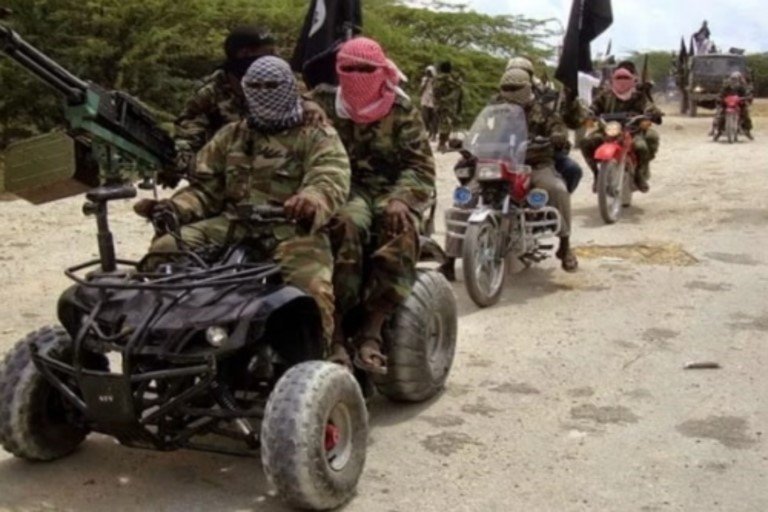 Bandits on motorcycles in the north of Nigeria