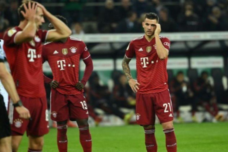 Bayern lost 5-0 to Borussia Monchengladbach