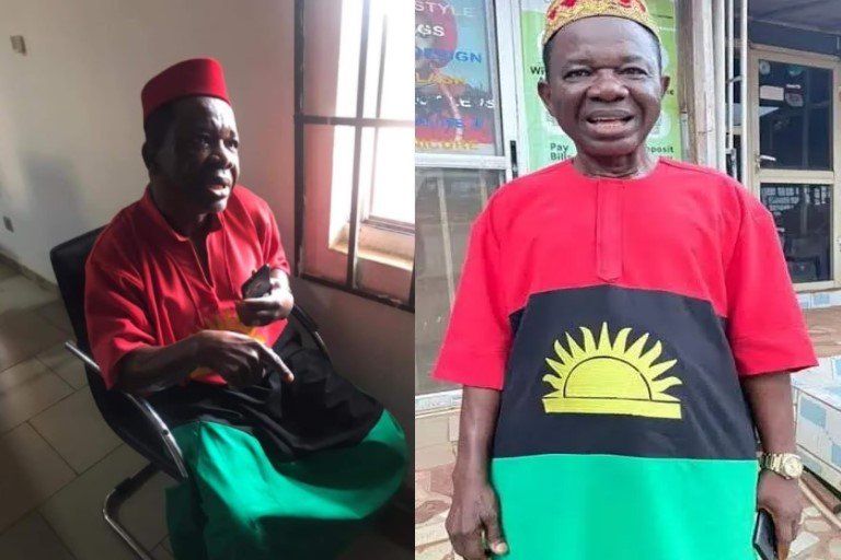 Chiwetalu Agu arrested while donning IPOB attire